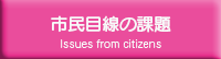 市民目線の課題